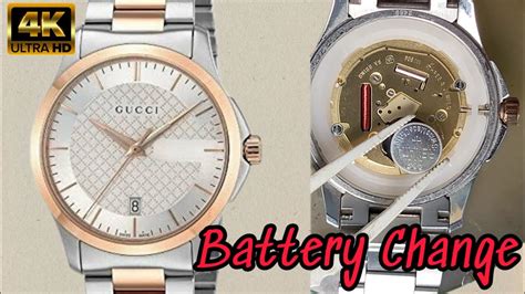 how to take off gucci watch|how to replace Gucci watch battery.